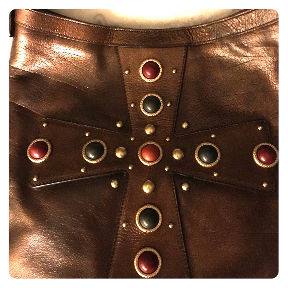 Brown Designer Imitation Handbag